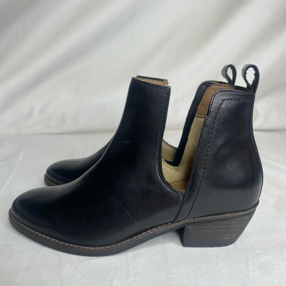 Journee Signature Womens Brigitte Dressy Pull On Black Booties 7M
